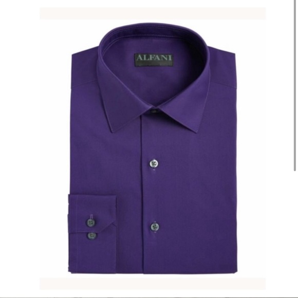 Alfani Other - ALFANI Purple Button Down Dress Shirt